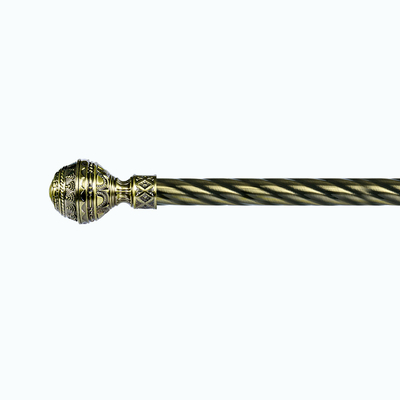home decoration 28mm curtain pole brass pineapple design curtain finial