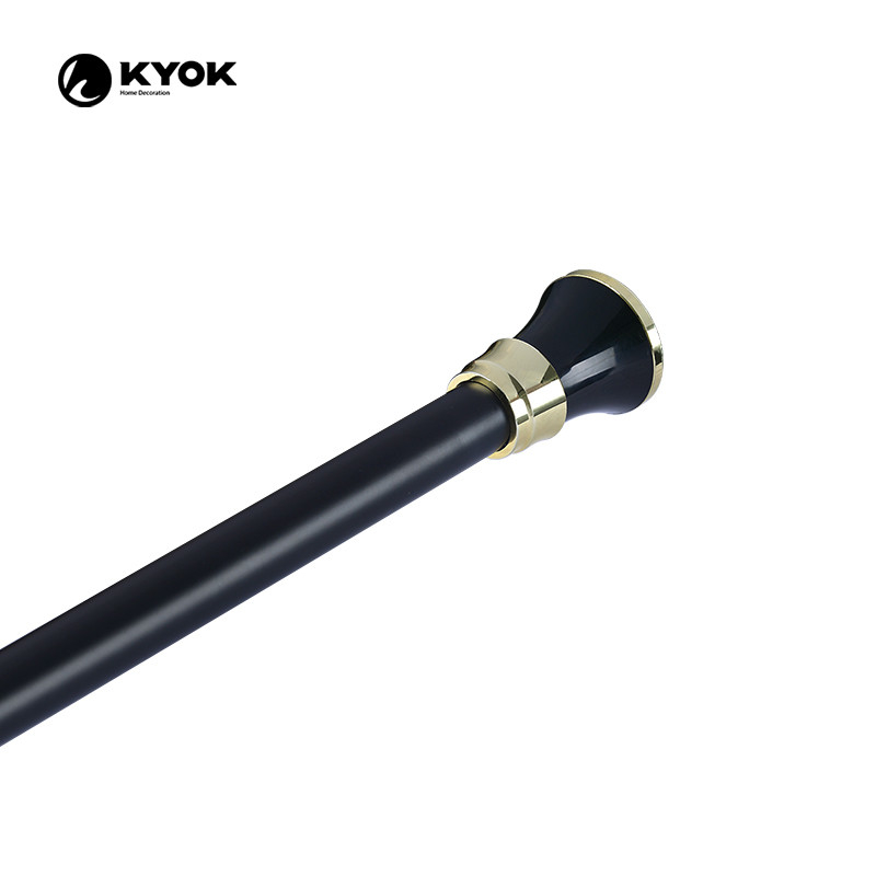 Stainless Steel Shower Curtain Rod Tool Free Install Adjustable Shower Pole